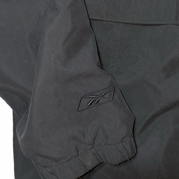 NFL New England Patriots Reebok Golf Black Hooded Windbreaker Jacket | Size XL - Picture 10 of 12